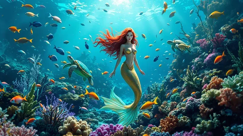 Tampilan permainan tembak ikan dengan suasana bawah laut